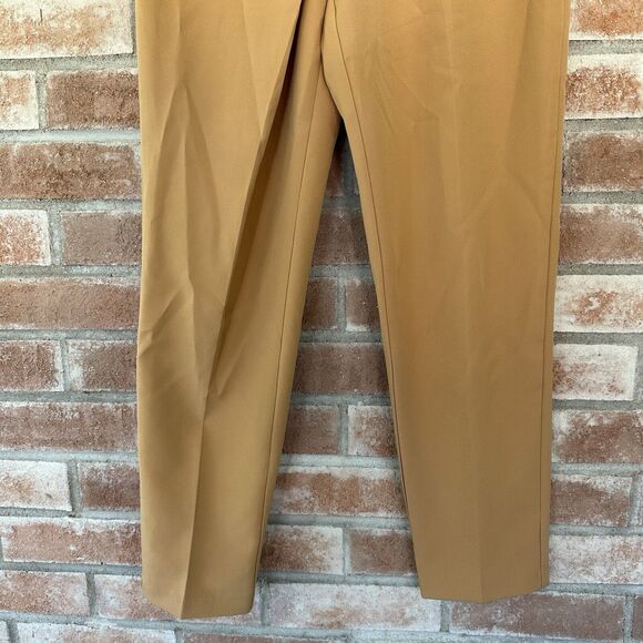 Lavish Alice Asymmetrical Tie Waist Trouser Pants Tan UK 8 US 4 - Picture 2 of 12